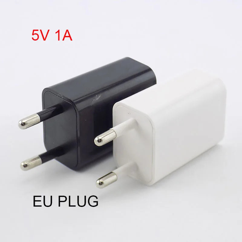 5V 1A 2A 3A Travel USB Adapter Phone Charger Power Supply Adapter Wall Desktop Charger Power Bank EU/US Plug Portable