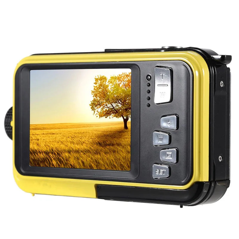 48MP Underwater Waterproof High Definition Digital Camera Dual Screen Video Camcorder Point and Shoots Digital Camera