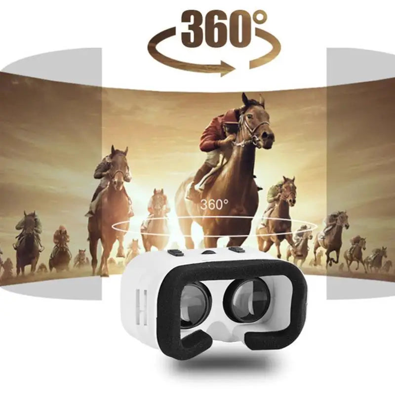 VR SHINECON BOX 5 Mini VR Glasses 3D Glasses Virtual Reality Glasses VR Headset For Google Cardboard Smartp