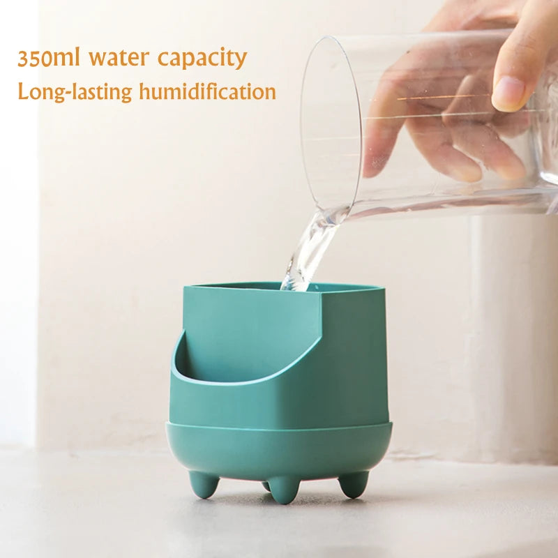 350ml Cartoon Wireless Air Humidifier USB Rechargeable Portable Mini Aromatherapy Mist Maker Diffuser with Romantic Warm Lamp