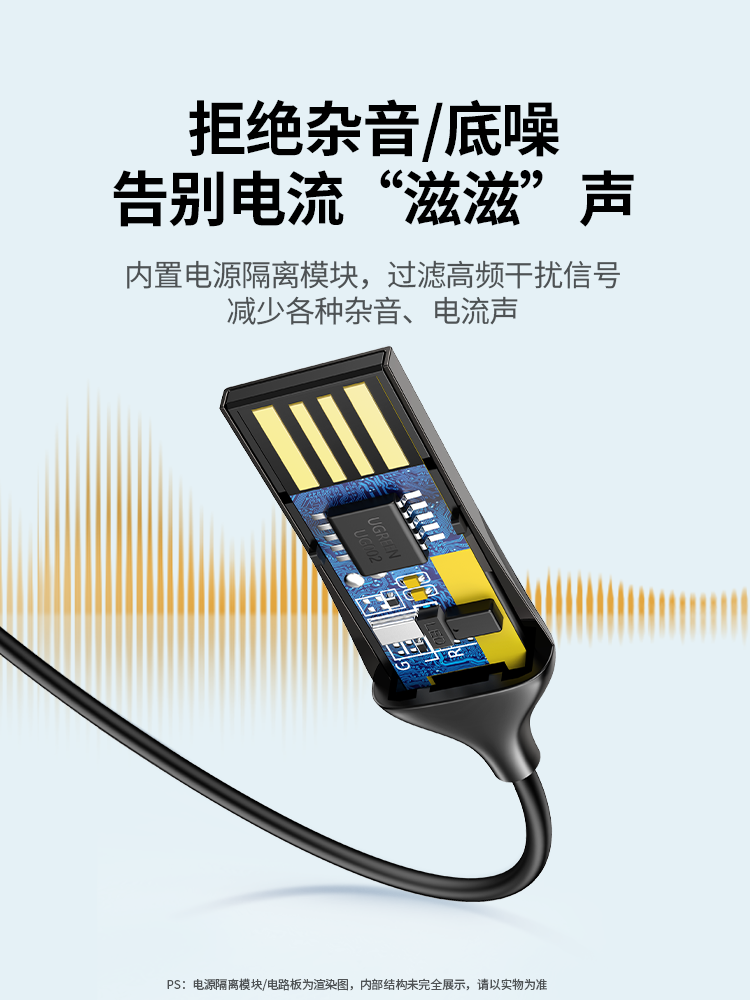 Lvlian on Board Bluetooth Receiver 5.3Aux Audio Cable Connecting Car USB Audio Conversion Wireless Sound Quality