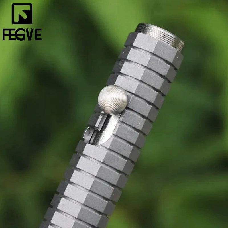 Flesh Eater Figo Ling Long Pagoda Tactical Pen Pure Titanium Alloy Outdoor Self-Defense Wolf Self-Defense Window Breaking Machine Portable Signature Gift