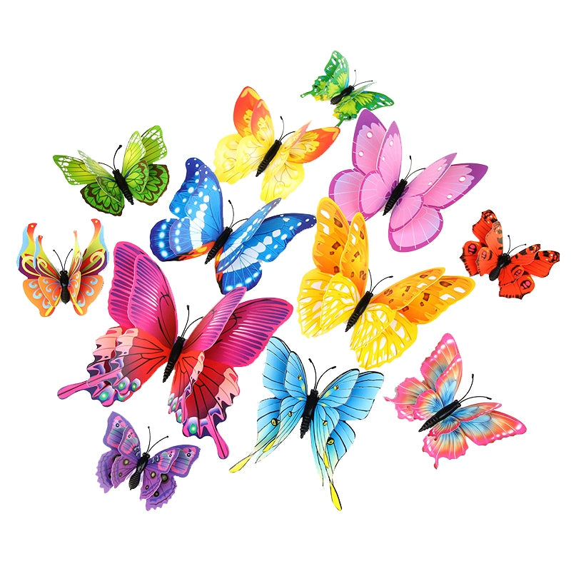 Three-Dimensional Simulation Butterfly Ugly Bedroom Room Wall Stickers