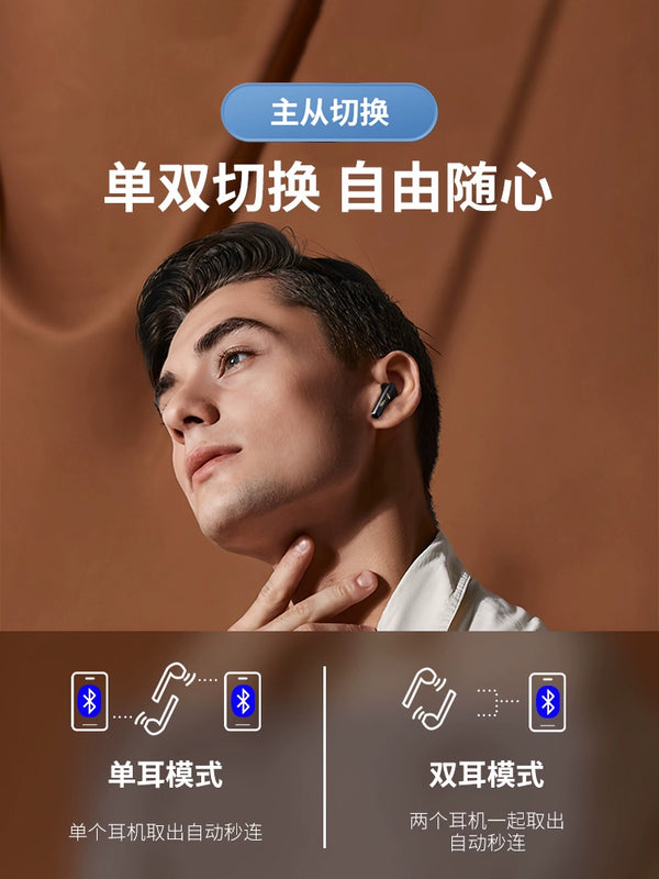 Walker Bluetooth Headset Wireless Noise Reduction TWS Half in-Ear Men and Women New Endurance for Apple Huawei Xiaomi