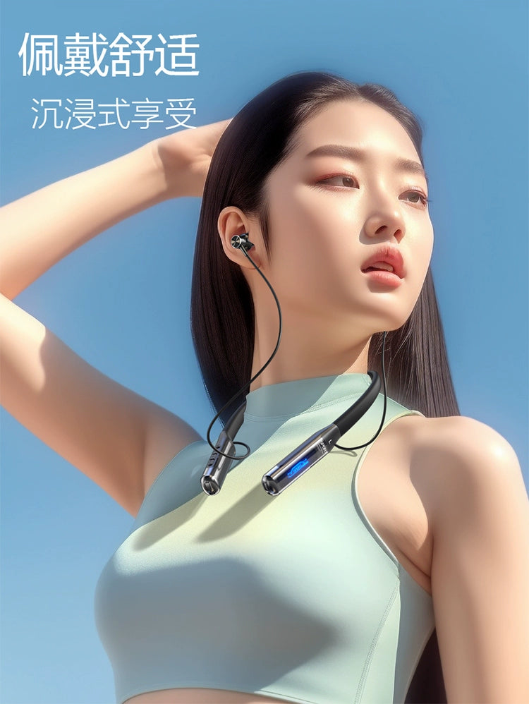 New Arrival Bluetooth Headset Wireless Sports Halter Ultra-Long Life Battery Classy Sound Quality Noise Reduction in-Ear for Both Male and Female