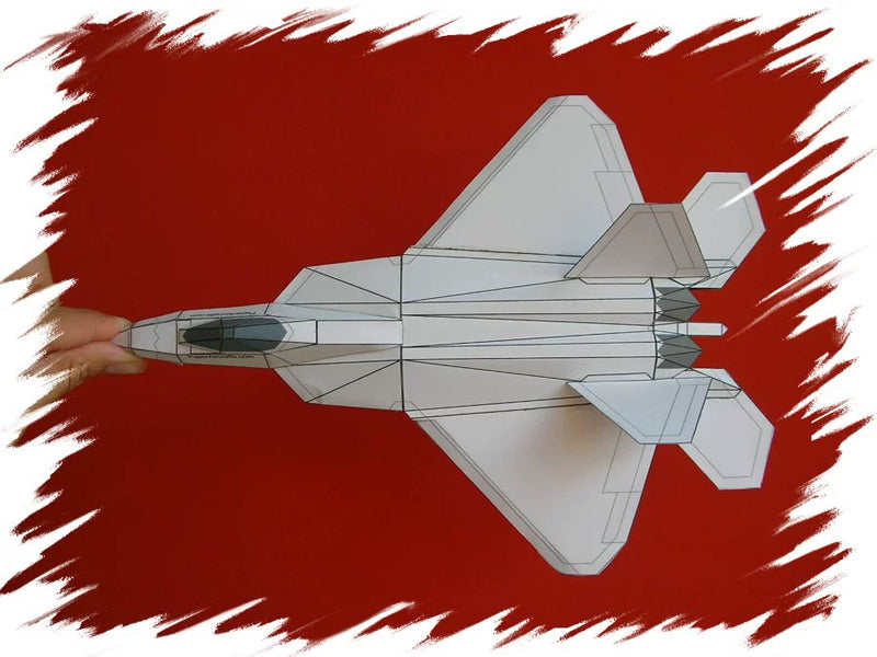 Flying Aircraft Paper Model Aircraft Paper Model Fighter 3D Paper Model DIY Handmade Aircraft Papercraft