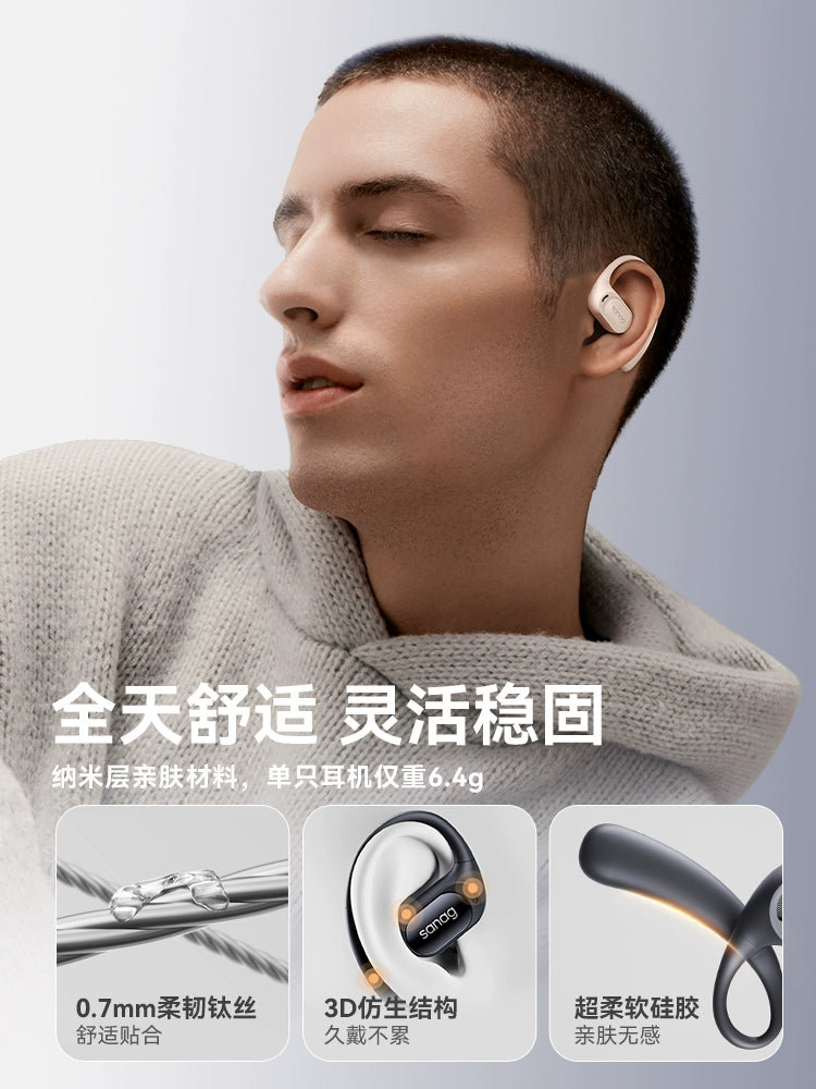 Sena Bluetooth Headset Ear-Mounted 2024 New Arrival Gas Bone Conduction Open Non in-Ear Wireless Sports Running Dedicated