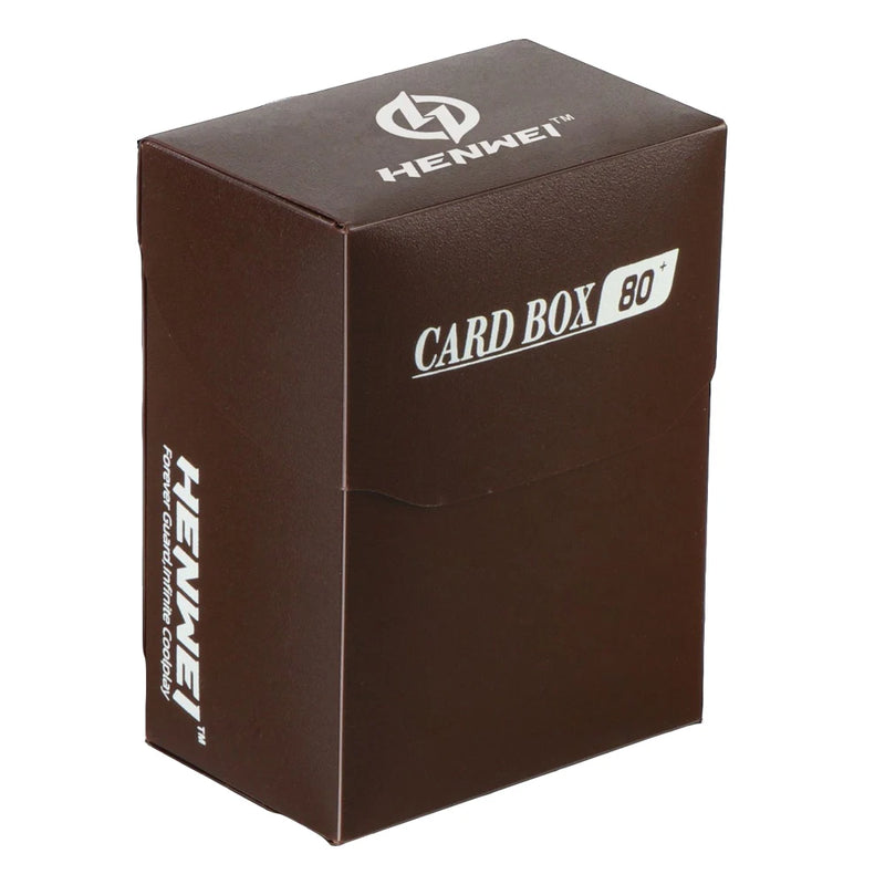 PP Material Portable 80+Card Deck Box Many Color TCG OCG Cards Case for Magic/YGO/Gathering PP Storage