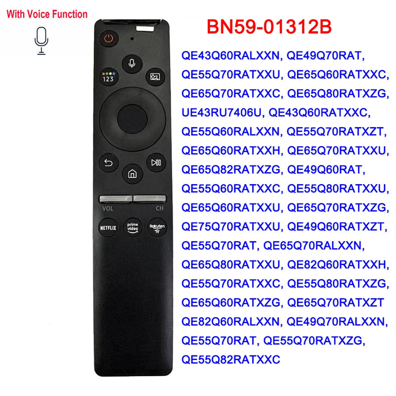 Original/Copy Voice Remote Control for Samsung Smart TV BN59-01265A BN59-01266A BN59-01298C BN59-01298G BN59-01312B BN59-01312F