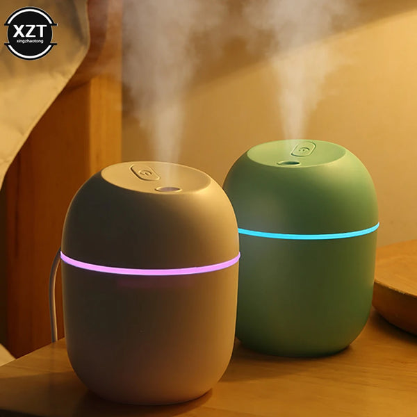 220ML Mini Aroma Oil Diffuser USB Essential Oil Atomizer Electric Air Humidifier With LED Night Lamp For Home Car