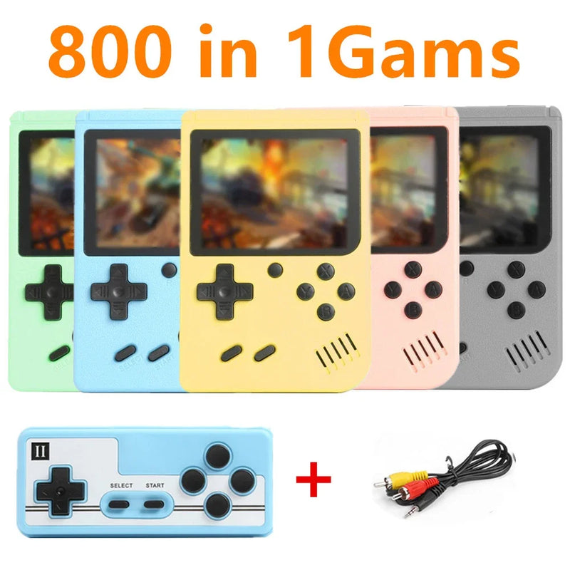 Portable Retro Mini Video Game Console 8-Bit Handheld Game Player Built-in 800 games AV Out Game Console Gameboy 3.0 inch Screen