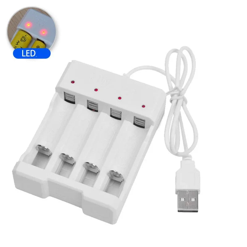 USB Output Battery Charger For AA / AAA Battery Universal Rechargeable Battery Quick Charge Adapter Charging Tools