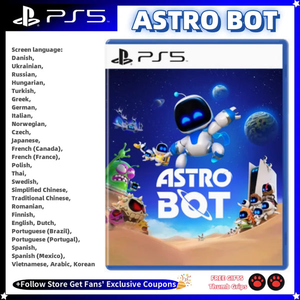 2024 Sony Playstatio5 PS5 Genuine NEW Game CD ASTRO BOT Playstation5 Game Card SONY Ps5 Games ASTRO BOT