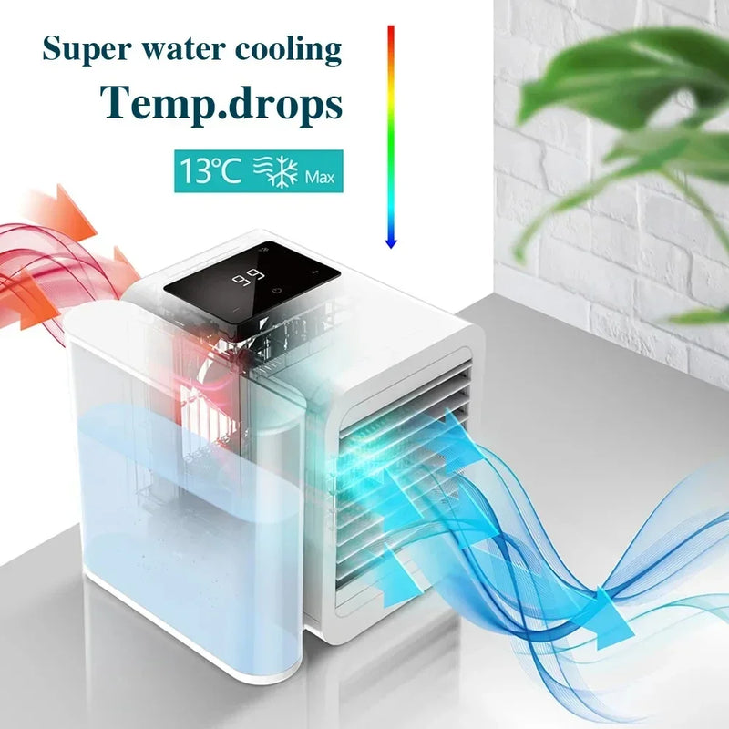 Xiaomi Portable Mini Air Conditioner Usb Cooler Fan 1000ml Water Tank Cooling Humidifier For Office Home Mobile Conditioner