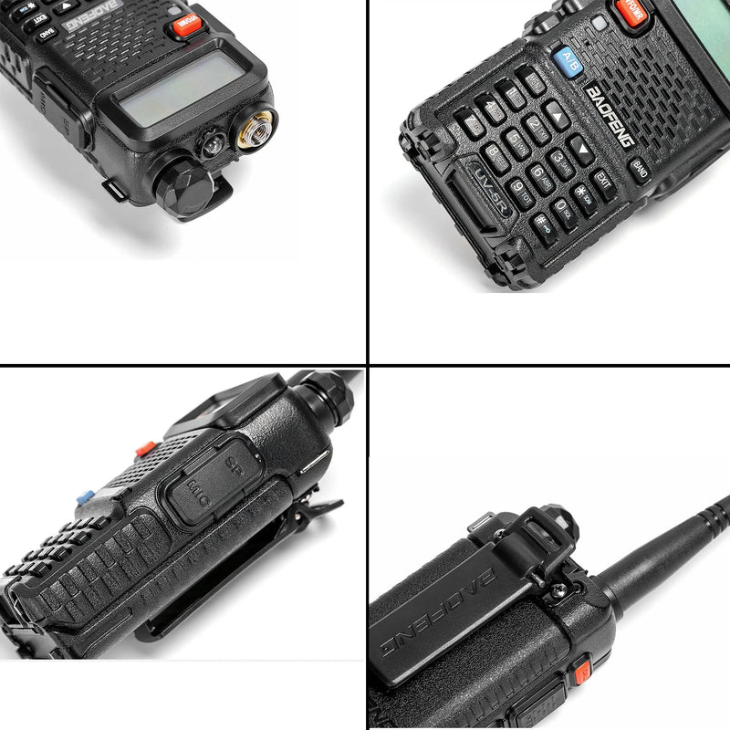 Factory Wholesale Original Baofeng UV-5R Walkie Talkie 10 km  Dual Band Two Way FM Radio  LED Display UV 5r 5W High-Power