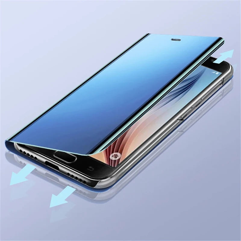 PocoX3 Pro Case Smart Mirror Flip Magnetic Phone Covers For Xiaomi Poco X3 NFC Pocco Pocophone Little X 3 X3Pro Stand Book Coque