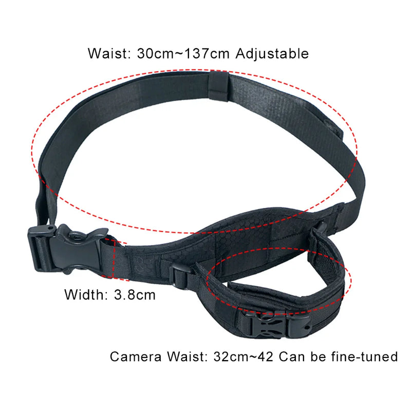 Adjustable Camera Waist Belt Strap for Canon Nikon Sony Digital Camera Belt Strap Camera Accessories Wrist Strap A73 Z5 R6