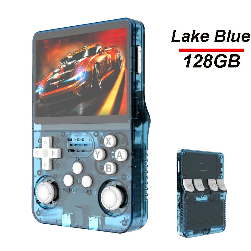 R36S Handheld Game Console 3.5 inch IPS Screen 64G Linux Portable Video Games Player Open Source System Arcade Retro Games