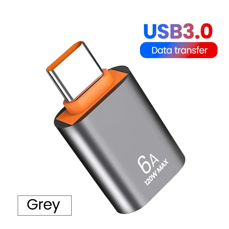 NNBILI 6AUSB 3.0 To Type C OTG Adapter USB USB-C Male To Micro USB Type-c Female Converter For Samsung S20 Xiaomi OTG Connector