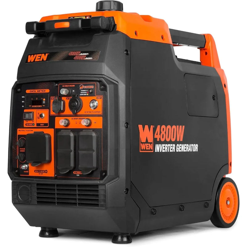 4800-Watt Portable Inverter Generator, Electric Start, RV-Ready, Quiet and Lightweight with Fuel Shut Off and CO Watchdog