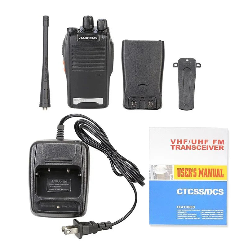 BF777S 4Pcs or 2Pcs/Pack Baofeng Walkie Talkie High-Power Interphone Handheld Car Radio Hotel Home Outdoor