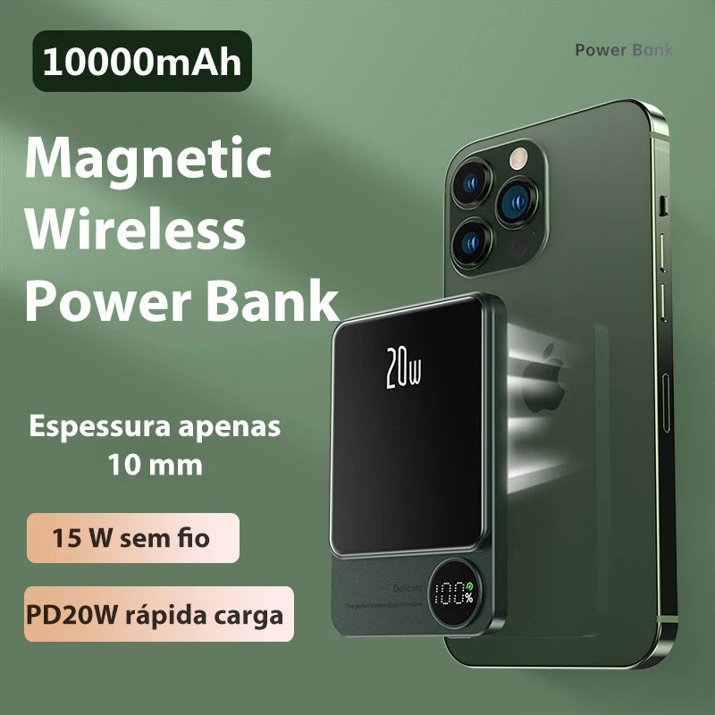 Magnetic Power Bank Fast Charge for Magsafe Wireless Powerbank 10000mAh batterie externe Portable Power Banks for iPhone Xiaomi