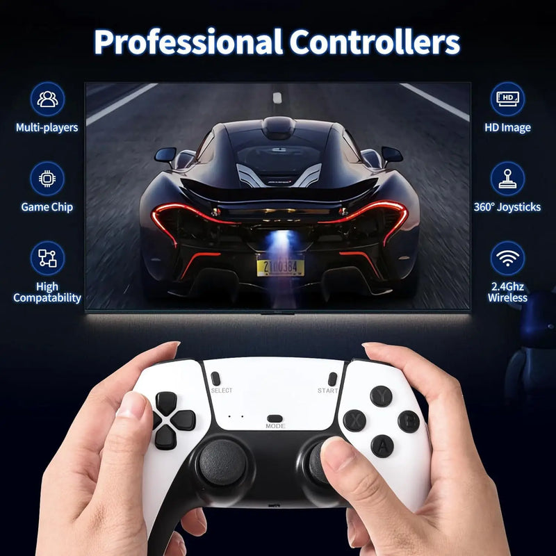 Game Console Dual Controller TV Home Game Console M15PS1 HD Mini Wireless Controller Nostalgic Games