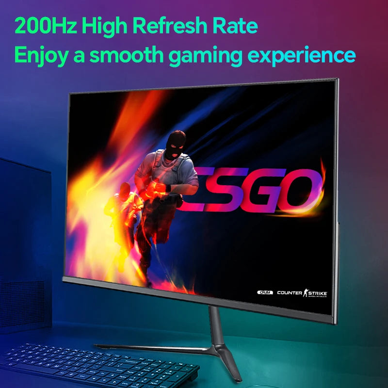 24 inch IPS ultra-thin screen 200HZ computer game monitor 100HZ FHD 1920*1080 1MS competitive PS4 game console screen