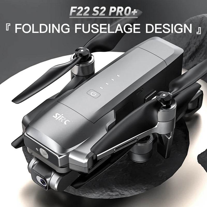 SJRC F22 S2 Pro+ FPV Drone 4K Profesional 2-Axis Gimbal Drones With Camera Obstacle Avoidance Foldable RC Quadcopter