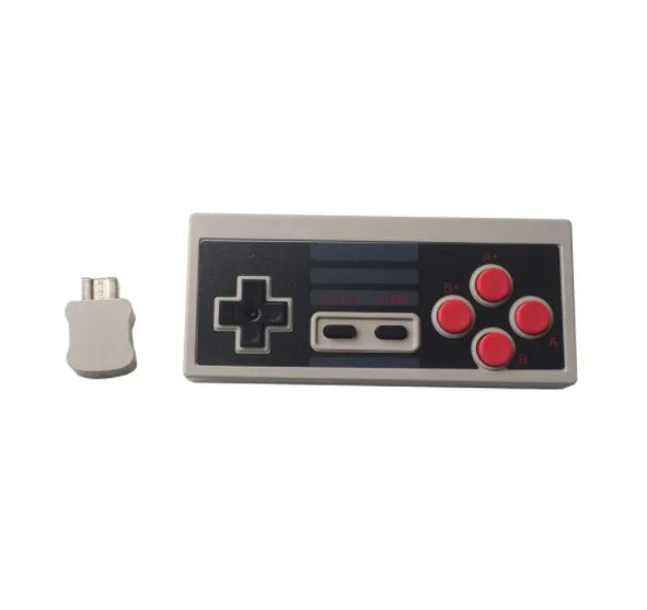 NES wireless controller + 2.4G wireless receiver mini NES game controller wireless red and white 2.4G wireless controller