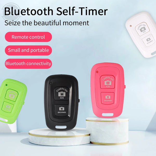 Universal Bluetooth Remote Control Remote Bluetooth Shooting Shutter Phone Camera Photo Button for IOS Android