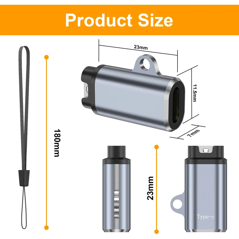 Type C Charger Adapter For Garmin Fenix 7 6 6X 5S 5X Plus/Instinct 2/Venu 2/Vivoactive 4 3/Forerunner 965 955 945 935 Converter