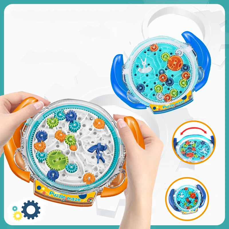 3D Maze Puzzle Toys Creative Design Brain Teasers Toys Balance Training Gravity Ball Game Marble Maze Toy for Kids Child