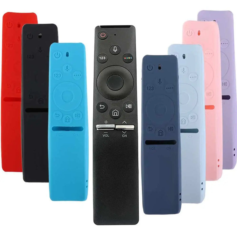 1Pc Silicone Cover Case For Samsung Voice TV Remote Control Protective Sleeve DIY 7700 BN59 Serie All-inclusive Dust-proof