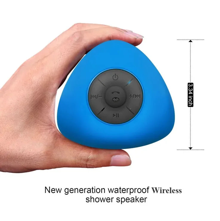 JT-2681 Portable Shower Speaker IPX4 Waterproof Speaker Bathroom Wireless Mini Bluetooth Speaker with Suction Cup