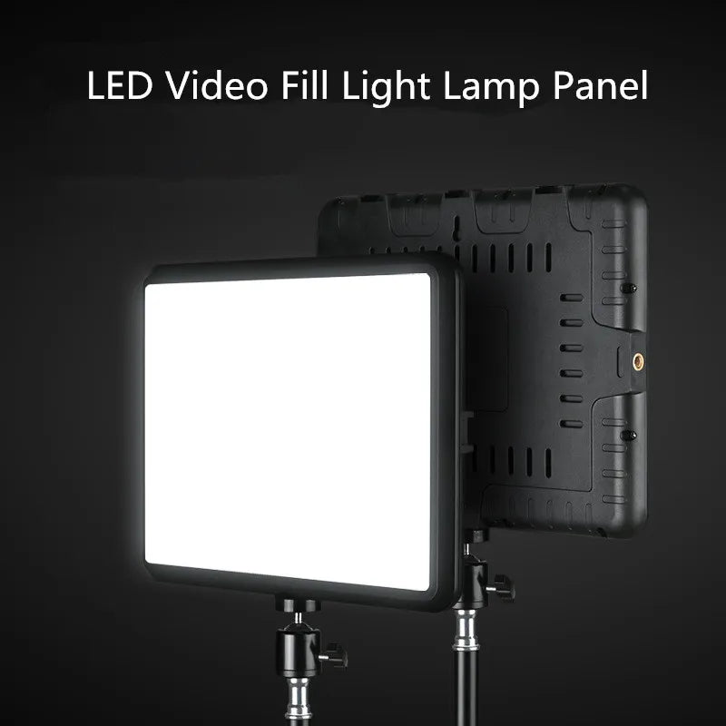 8/12 Inch LED Photography Video Light Panel Lighting Photo Studio Lamp Kit For Shoot Live Streaming Youbube With Tripod Stand