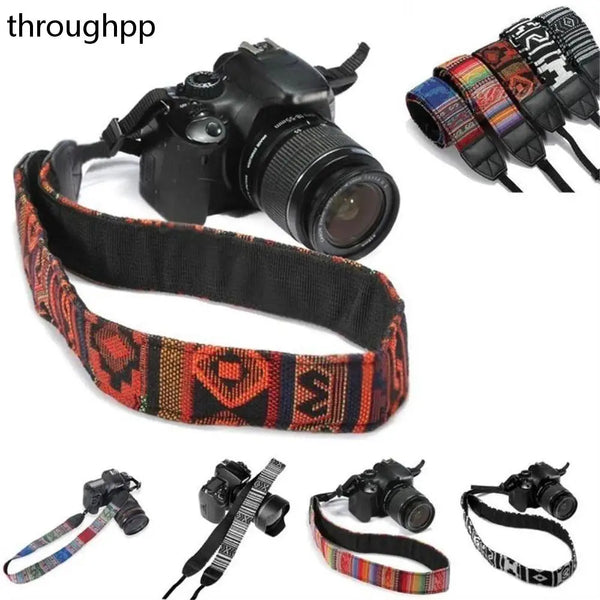 Anti-Slip Adjustable Vintage Camera Shoulder Strap Universal Lightweight Camera Neck Belt Camera Accessories