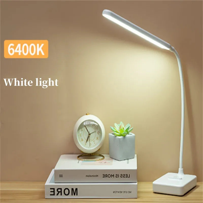 30 LED Reading Light Dimmable 3 Modes USB Rechargeable Touch Control Reading Study Light Table Lamp for Bedroom Christmas Gift