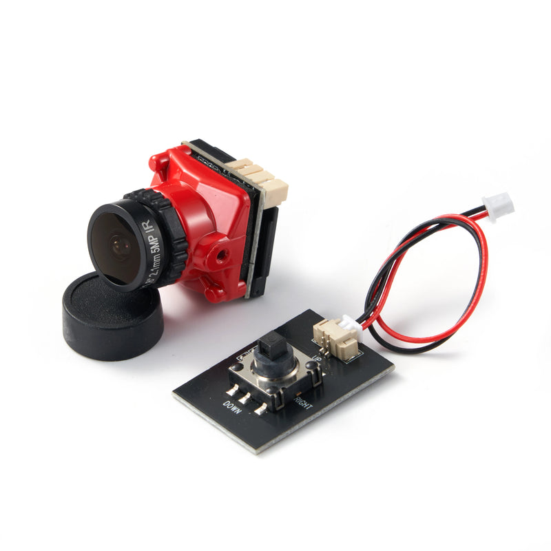 NEW Cmos 1/1.8 1800TVL Mini FPV Camera 2.1mm Lens Power 5V-40V PAL/NTSC With OSD Internal Adjustable For RC FPV Racing Drone