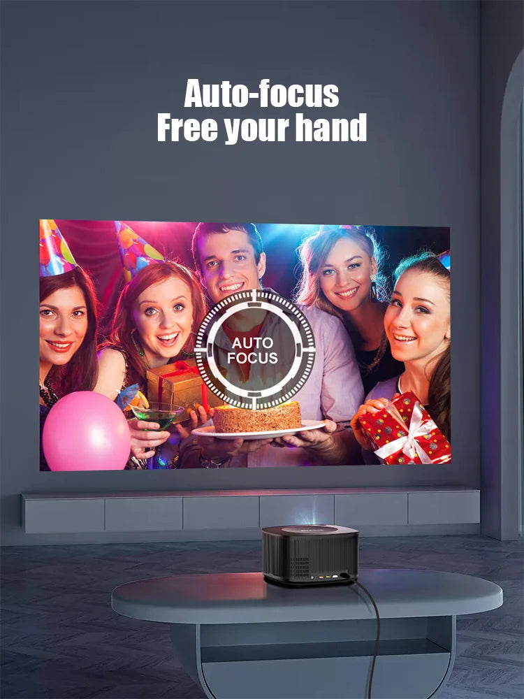 BYINTEK X30  Full HD 1080P Projector Licensed Netflix TV System Auto-focus Dolby Smart WIFI LCD LED Video Home Theater Projector