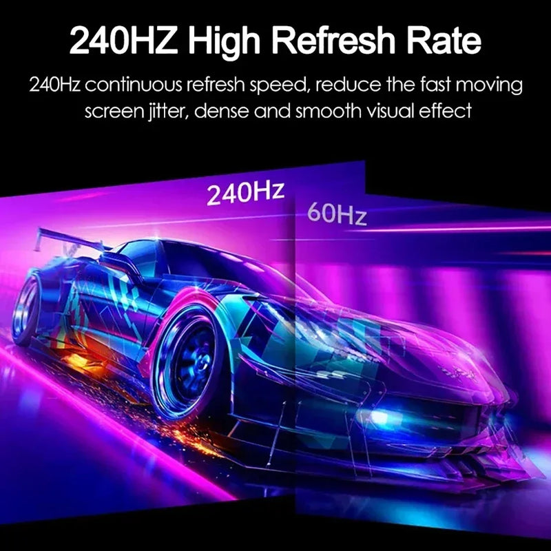 32 Inch 2K 240Hz Desktop Monitor 2560*1440P 100%SRGB 1MS Freesync Game Computer Display IPS VA Curved Straight Screen HDMI/DP