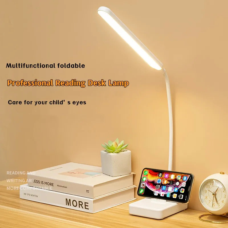 30 LED Reading Light Dimmable 3 Modes USB Rechargeable Touch Control Reading Study Light Table Lamp for Bedroom Christmas Gift