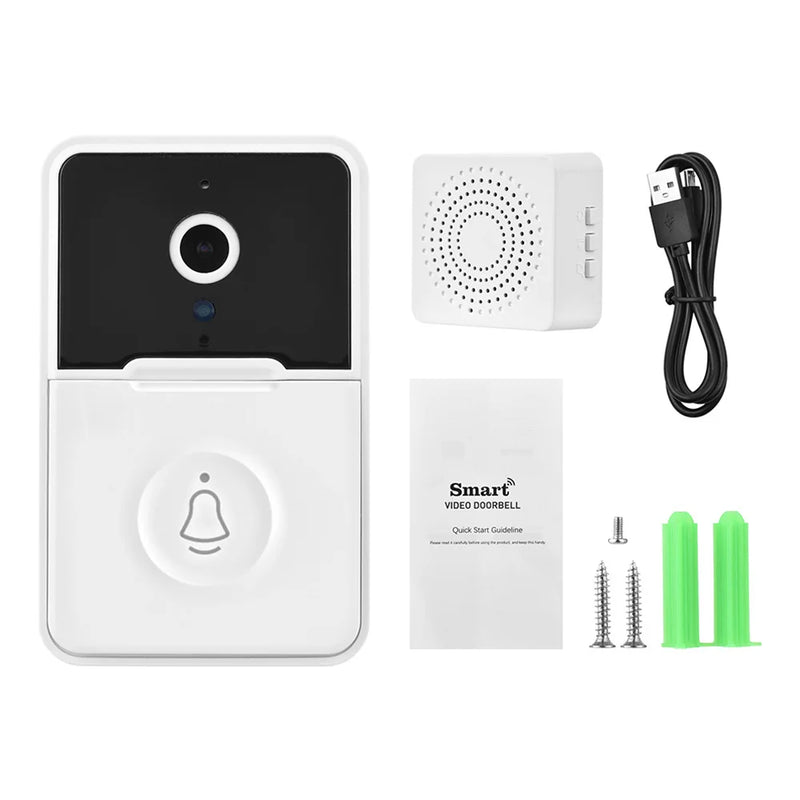 X3 Wireless WiFi Outdoor Doorbell HD Camera Security Door Bell Voice Change Night Vision Video Intercom Home Monitor Door Phone