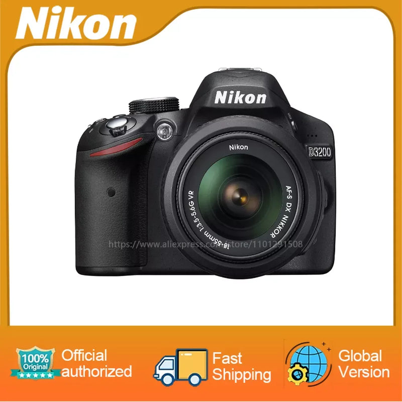 Nikon D3200 24.2 MP CMOS Digital SLR camera with 18-55mm f/3.5-5.6G ED II  NIKKOR Zoom Lens