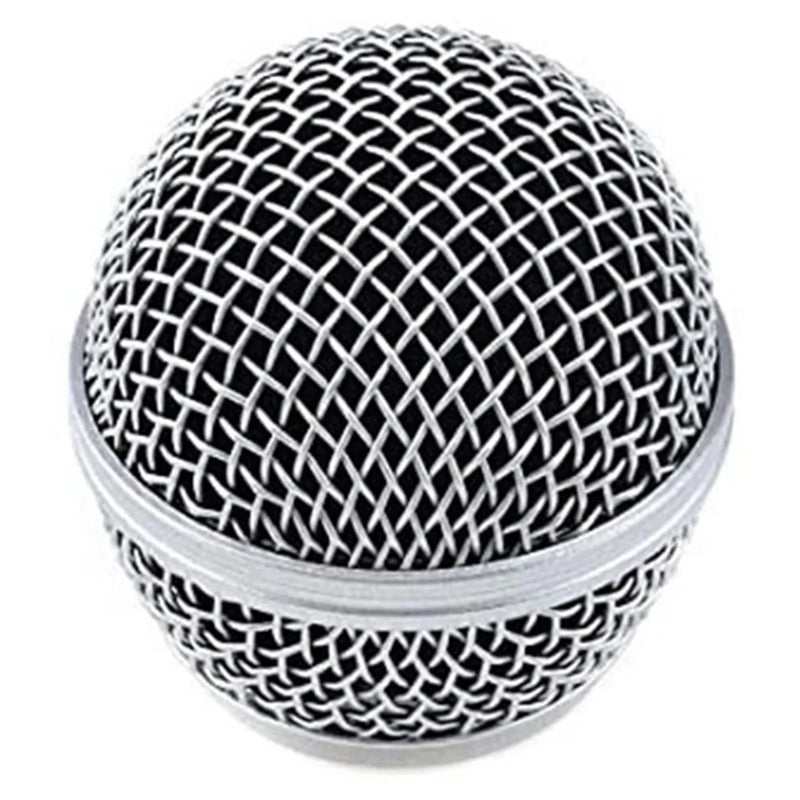 Microphone Mesh Head For 58 Microphone Fits For Shure Beta Grill Mesh Head Steel Replacement Microphones DIY Parts