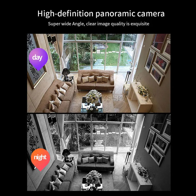 1080P HD Wifi Bulb Camera 10pcs IR Lamps 360° Panoramic Night Vision Motion Detect Alarm Surveillance Security CCTV IP Mini Cam