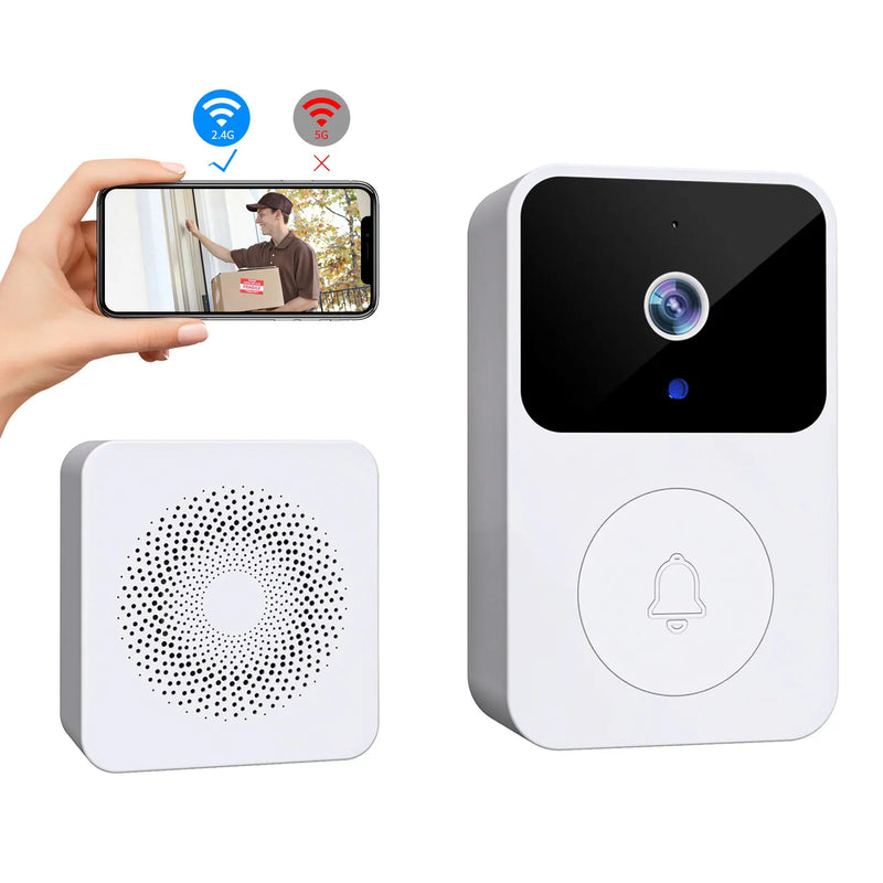 IP65 Waterproof 2.4G WiFi Video Doorbell 1080P Tuya Smart Home Wireless Intercom Camera Door Bell for Security Protection