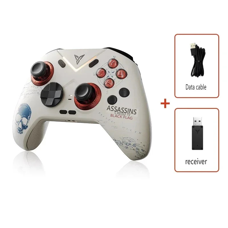 Flydigi Vader 4 Pro Game Controller Assassins Creed Athletic Elite Wireless Gamepad With Hall Rocker For Xbox Steam Pc Custom