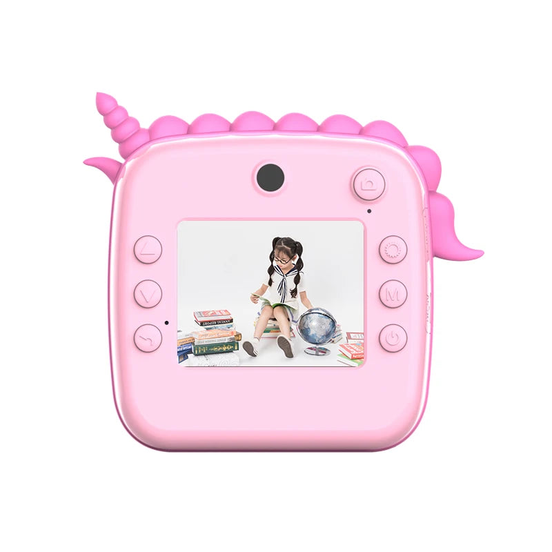 BOEICA Mini Children Camera HD 1080P Video Camera Toys Mini Cam with Lanyard printer paperfor Christmas Birthday Gifts For Kids