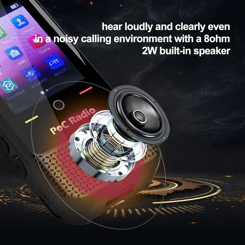 Hiroyasu HI-B5Pro 4G Lte GPS Zello Real-PTT Global-PTT Pocstars PoC Walkie Talkie Android8.1 1GB RAM 8GB ROM 2.4" Touch Screen